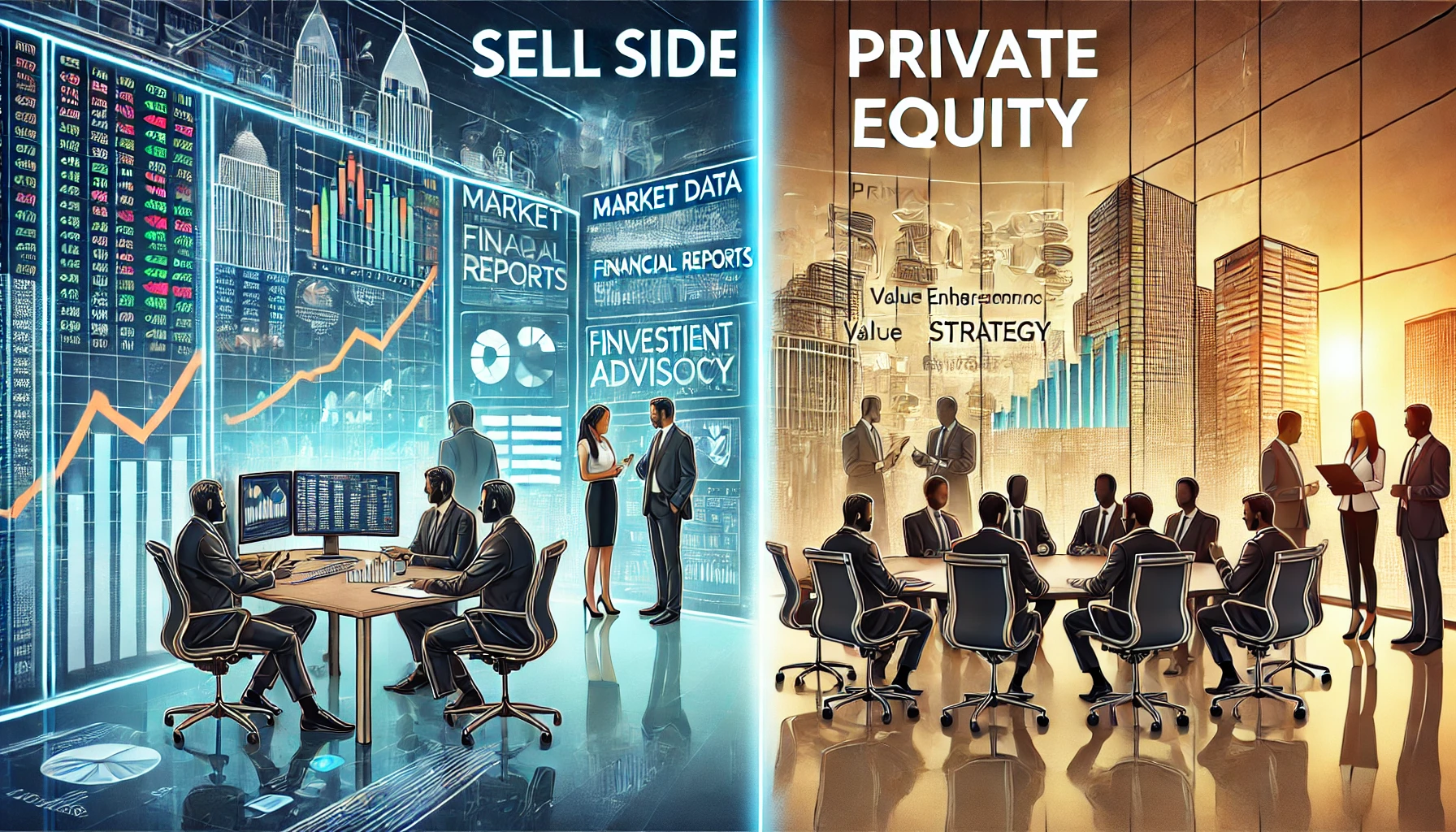 Sell Side vs. Private Equity Strategic Differences And Synergies In Finance